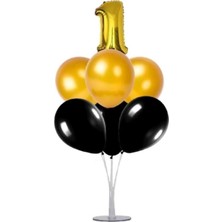 Dipak Gold/siyah Renk 1 Yaş Balon Standı