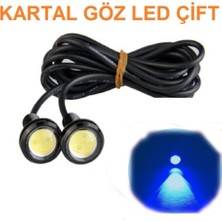 Eraks Ayna Altı Ice Blue LED Kartal Gözü Gündüz Farı Eagle LED Civatalı