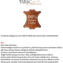 Tabac 353-11 Hakiki Deri Mendil Kutusu Peçetelik Siyah