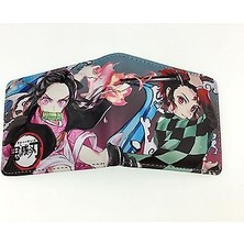 Pu Deri Cüzdan Demon Slayer -Multicolor