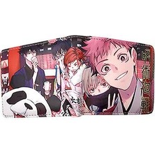 Pu Deri Cüzdan Jujutsu Kaisen - Çok Renkli
