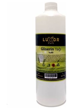 Luxor Kimya Bitkisel %99 Gliserin Yağı 1 Lt