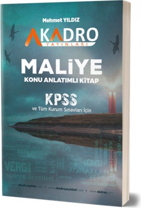 A Kadro Yayınları Maliye Konu Anlatımlı Kitap
