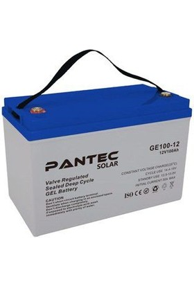 Pantec 12 Volt 100 Amper Jel Akü