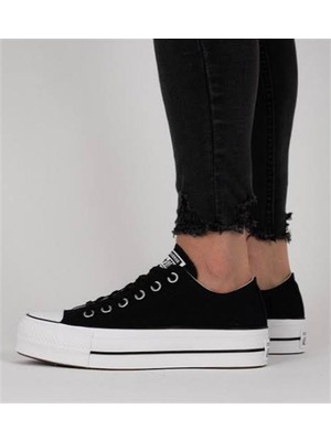 Converse Chuck Taylor All Star Lift Yüksek Taban Kadın Siyah Spor Ayakkabı 560250C V5