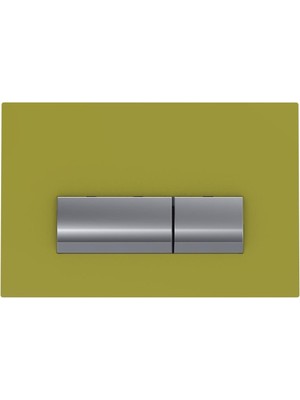 Bocchi Vivente Gömme Rezervuar Kumanda Paneli Metal Cam Sarı 8200-0156