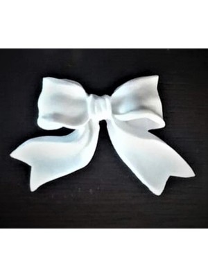 Morlalem 7,5cm Fiyonk Kurdele Silikon Kalıp K-291, Kokulu Taş Sabun Alçı Mum Kalıbı