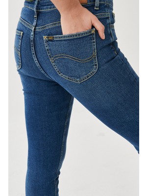 Scarlett High Skinny Fit Denim Esnek Jean Kot Pantolon