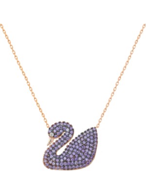 925 Gümüş Kuğu 925 Ayar Gümüş Kolye