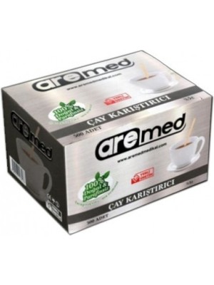 Aremed Ahşap Çay ve Kahve Karıştırıcı 24X 500'LÜ