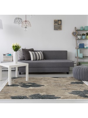 Alanur Home Eko Trend Djt Halı Yıkanabilir Kaymaz Taban 660m Suluboya Bej