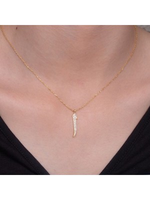 925 Gümüş Elif 925 Ayar Gümüş Kolye