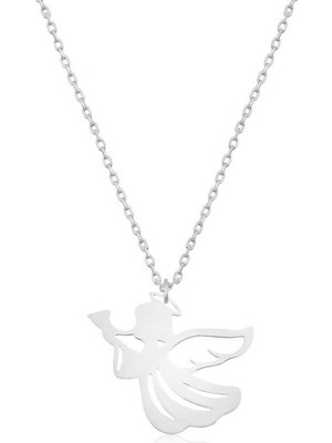 925 Gümüş Melek 925 Ayar Gümüş Kolye