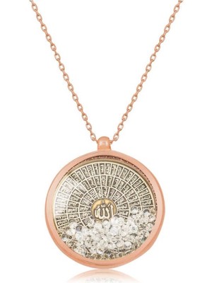 925 Gümüş Esmaül Hüsna 925 Ayar Gümüş Kolye