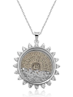 925 Gümüş Esmaül Hüsna 925 Ayar Gümüş Kolye