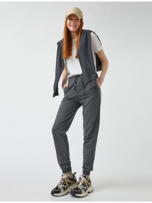 Koton Beli Lastikli Jogger Eşofman Altı