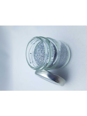 Be Beauty Gümüş Renginde Toz Sim 40 cc Kavanozda +-25 gr