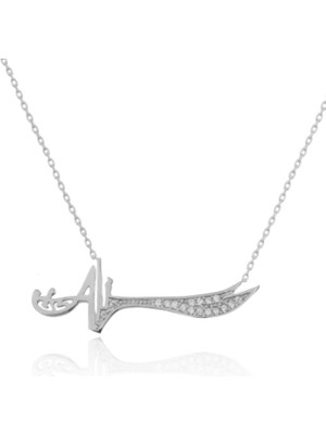 925 Gümüş Zülfikar  925 Ayar Gümüş Kolye