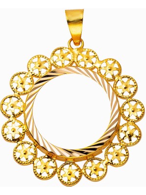 Bilezikci Dönence Yarım Altınlık Kolye Ucu