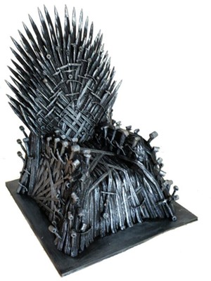 Carbontech3D Iron Throne Game Of Thrones Dekoratif Hediyelik Figür Heykelcik