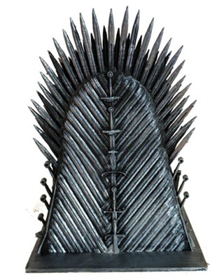 Carbontech3D Iron Throne Game Of Thrones Dekoratif Hediyelik Figür Heykelcik