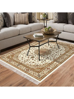 Alanur Home Eko Trend Djt Halı Yıkanabilir Kaymaz Taban P1372 Osmanlı Kahve
