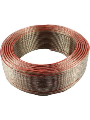 Yakoled Elektrik Kablosu 2 x 0,75 Kordon Kablosu Şeffaf 15MT.