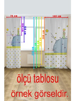 Bebişim Halı Yarış Arabası Genç Çocuk Odası Perde