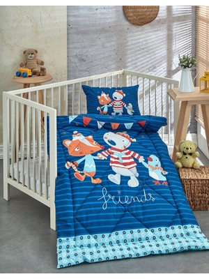 Komfort Home Ranforce Bebek Yorgan Seti %100 Pamuk / V5