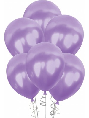 Kikajoy Ki̇kajoy Stand Balonu 12 'li Metali̇k Li̇la