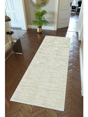 10 Post Online Yolluk Gri Kaymaz Kesme Yıkanabilir Ince Dijital Baskı Koridor Halısı