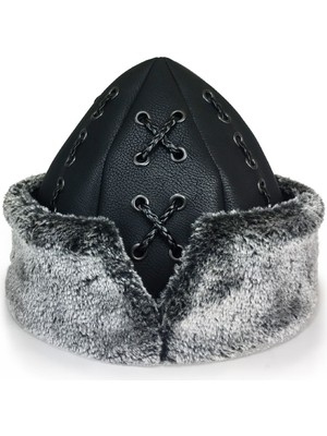 Shark Anatolia Börk Şapka Çapraz Dikiş Siyah