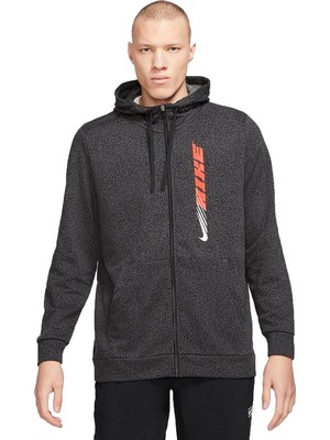 Nike Dri-Fit Sport Clash Full-Zip Printed Training Erkek Sweatshirt CZ1488-010