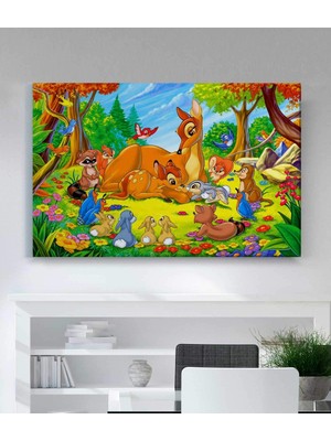 MonoStella Çocuk Odası Için Dekoratif Kanvas Tablo