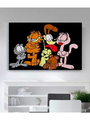 MonoStella Geyik Resimli Kanvas Tablo