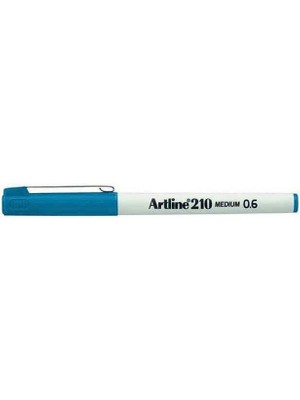 Artline 210 Fineliner Kalem Gökyüzü Mavi 0.6 mm Hızla Kuruyan Su Bazlı Mürekkep