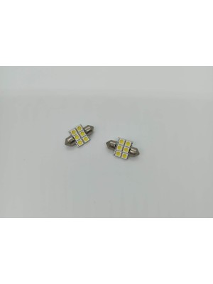 Güse Oto Araç Tavan LED Iç Ortam Ampül Sofit Smd Tavan Plaka Park Ampul