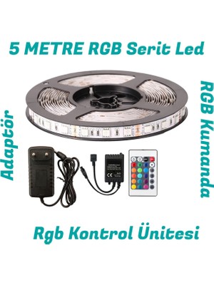 Hero Led Rgb 5 Metre Kumandalı Şerit LED Seti