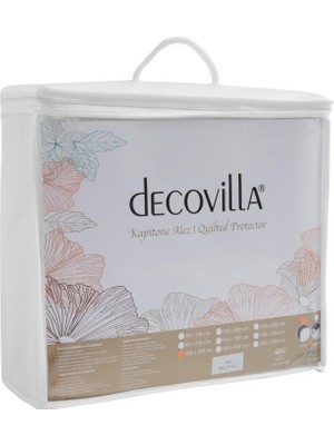 Decovilla 60 x 120 cm Kapitone Bebek Alezi Fitted Sıvı Geçirmez