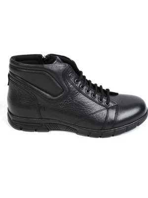 Crisso B477 Siyah %100 Deri Erkek Bot