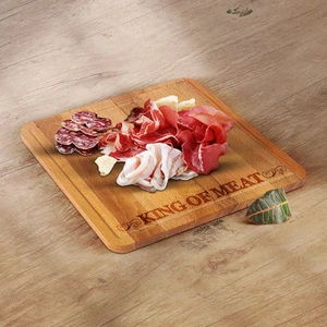 Kişiye Özel Ahşap Steak Sunum Tabağı