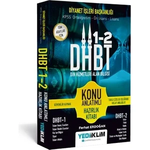 Yediiklim Yayınları DHBT Tüm Adaylar İçin Din Hizmetleri Alan Bilgisi Konu Anlatımlı Hazırlık Kitabı