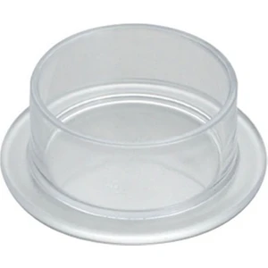 Kuşlarınız Için Yuvarlak Devrilmez Şeffaf Yer Mamalık - 1 Adet