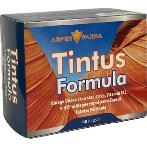 Abfen Farma Tintus Formula Takviye Edici Gıda 60 Kapsül