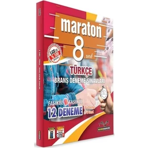 Maraton Yayıncılık Maraton 8.sınıf Türkçe Branş Deneme Sınavı