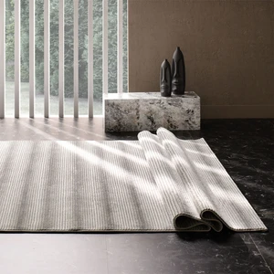 Enza Home Pagani Modern Özel Tasarım Dokuma Halı Gri/siyah (80X150)