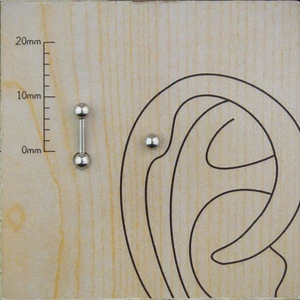 Cerrahi Çelik Kıkırdak Helix Piercing 6mm