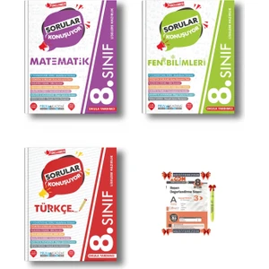 Pruva Akademi 8. Sınıf Matematik- Fen Bilimleri - Türkçe Soru Bankası Set