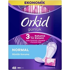 Günlük Ped Günlük Koruma Dev Ekonomi Paketi 48 Ped (Tekli Paketlerde)  Hijyenik Ped