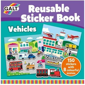 Reusable Sticker Book - Vehicles